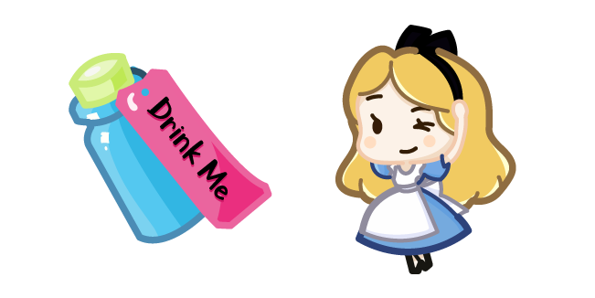 Cute Alice and Drink Me Potion