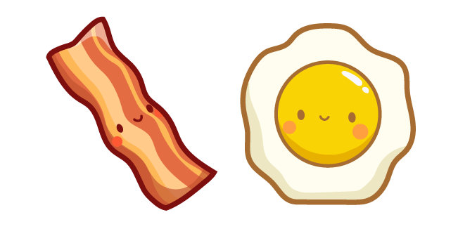 Cute Bacon and Egg