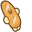 Cute Baguette and Loaf of Bread pointer