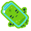 Cute Battery in Sunglasses pointer