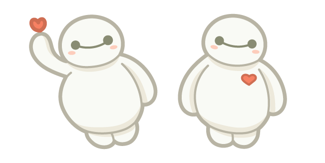 Cute Big Hero 6 Baymax and Heart