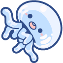 Cute Blue Jellyfish pointer