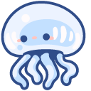 Cute Blue Jellyfish cursor