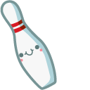 Cute Bowling Pin and Ball pointer