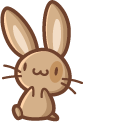 Cute Brown Rabbit pointer