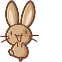 Cute Brown Rabbit cursor