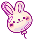 Cute Bunny and Bear Balloons pointer