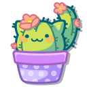 Cute Cactus Bunny and Cat cursor
