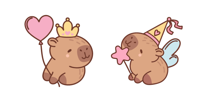 Cute Capybara Princess