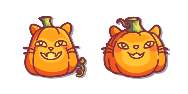 Cute Cat Pumpkins