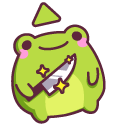 Cute Chaos Frog pointer