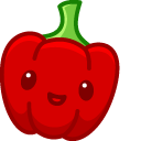Cute Chili and Bell Pepper cursor