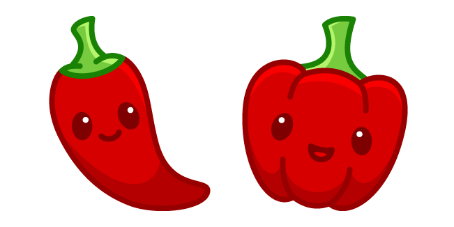 Cute Chili and Bell Pepper