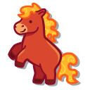 Cute Chinese New Year 2026 Fire Horse pointer