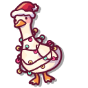 Cute Christmas Duck pointer