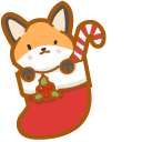 Cute Christmas Fox pointer