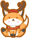 Cute Christmas Fox cursor