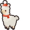 Cute Christmas Llama pointer
