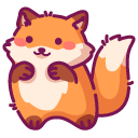 Cute Chubby Fox pointer