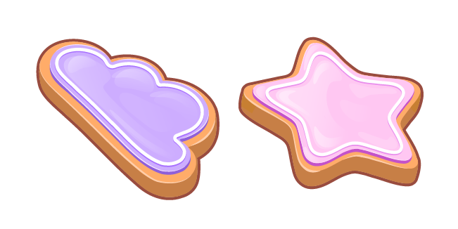 Cute Cloud and Star Cookies