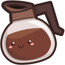 Cute Coffee Pot and Donut pointer