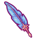 Cute Cosmic Feather Pen and Ink Jar pointer