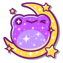Cute Cosmic Frog cursor
