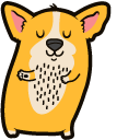 Cute Dancing Corgi Dog cursor