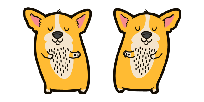 Cute Dancing Corgi Dog