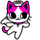Cute Demon and Angel Cats cursor