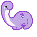 Cute Dino Brachiosaurus pointer