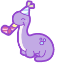Cute Dino Brachiosaurus cursor