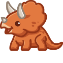 Cute Dino Triceratops pointer