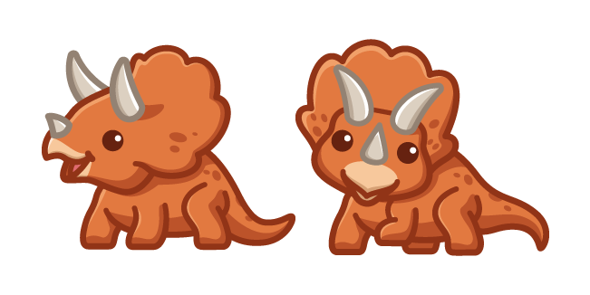 Cute Dino Triceratops
