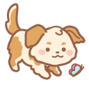 Cute Dog with Butterfly pointer