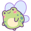 Cute Fairy Frog with Wings pointer