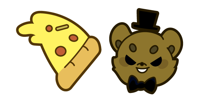 Cute Five Nights at Freddy's Freddy Fazbear and Pizza