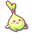 Cute Flower Bulb in a Frog Pot pointer