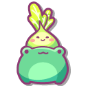 Cute Flower Bulb in a Frog Pot cursor