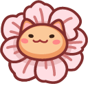 Cute Flower Cat cursor