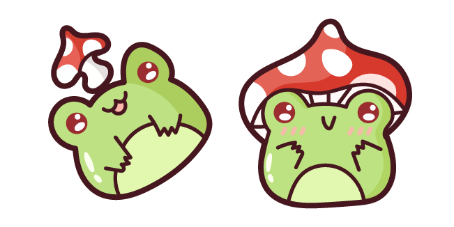 Cute Frog and Mushroom Hat