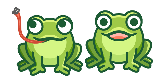 Cute Frog Catch a Fly