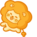 Cute Funny and Sleeping Lion pointer