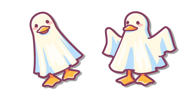 Cute Ghost Duck