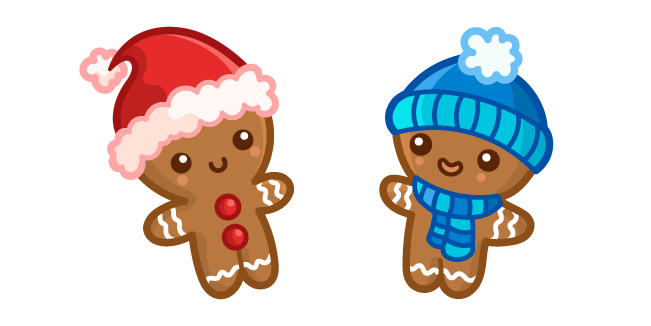 Cute Gingerbreads in Hats