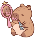 Cute Glamorous Capybara pointer