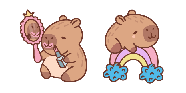 Cute Glamorous Capybara