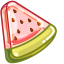 Cute Glassy Watermelon and Orange pointer