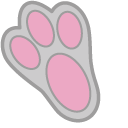 Cute Gray Bunny pointer