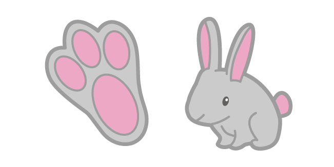 Cute Gray Bunny